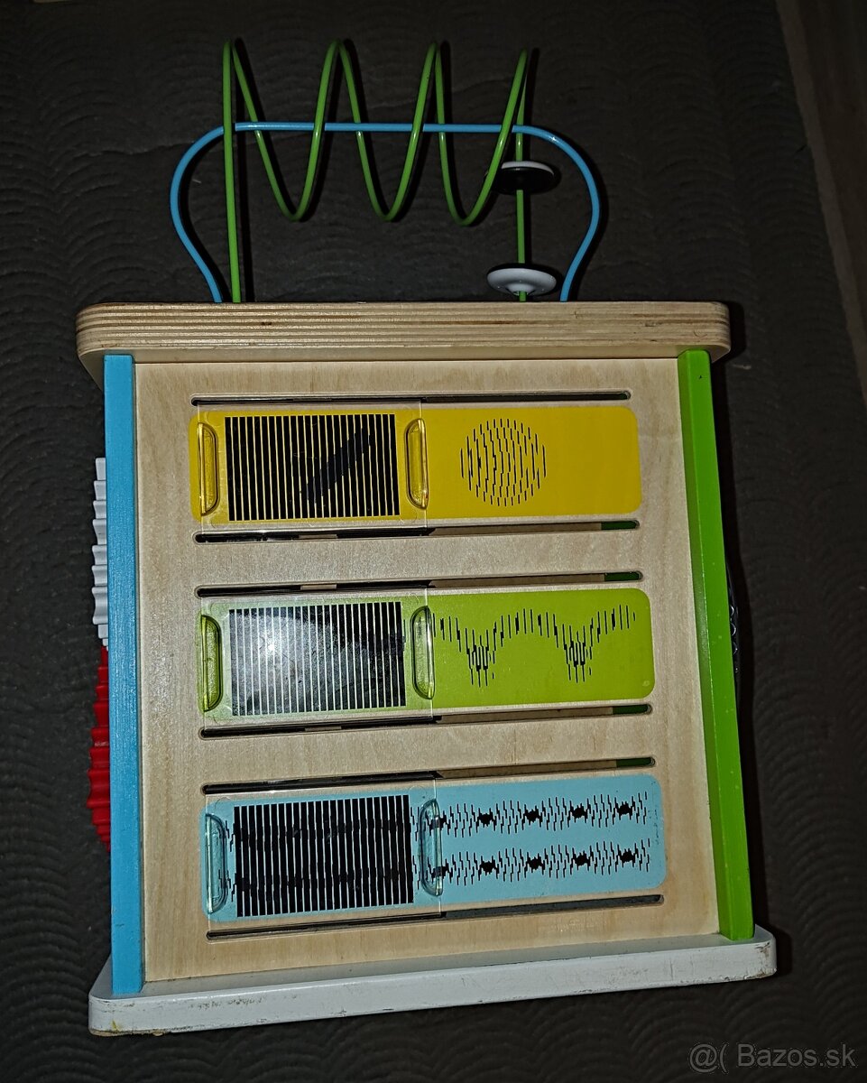 👶🧠BABY EINSTEIN HRAČKA DREVENÁ AKTÍVNA KOCKA