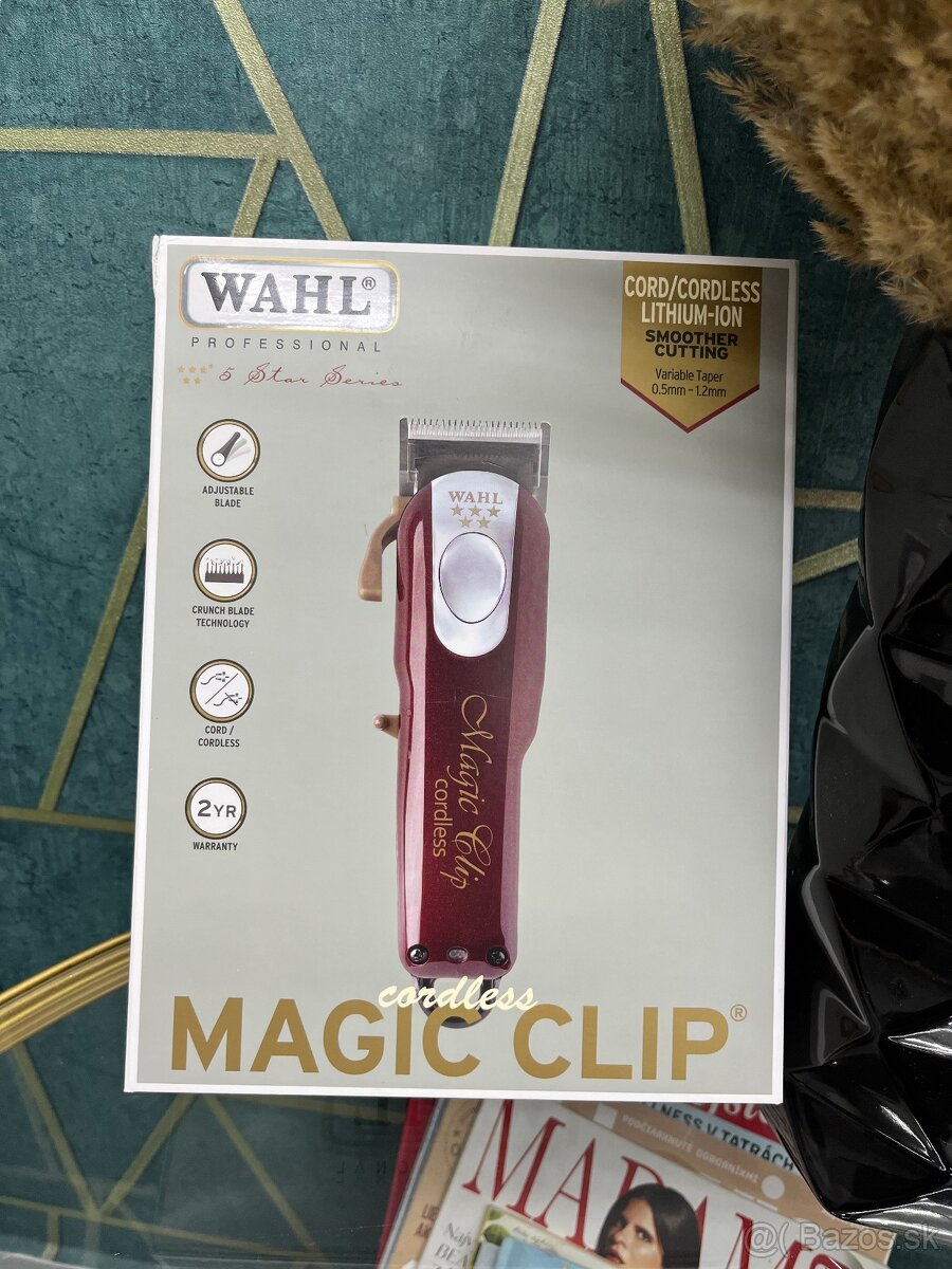 Profesionálny strojček na vlasy Wahl Magic Clip Cordless