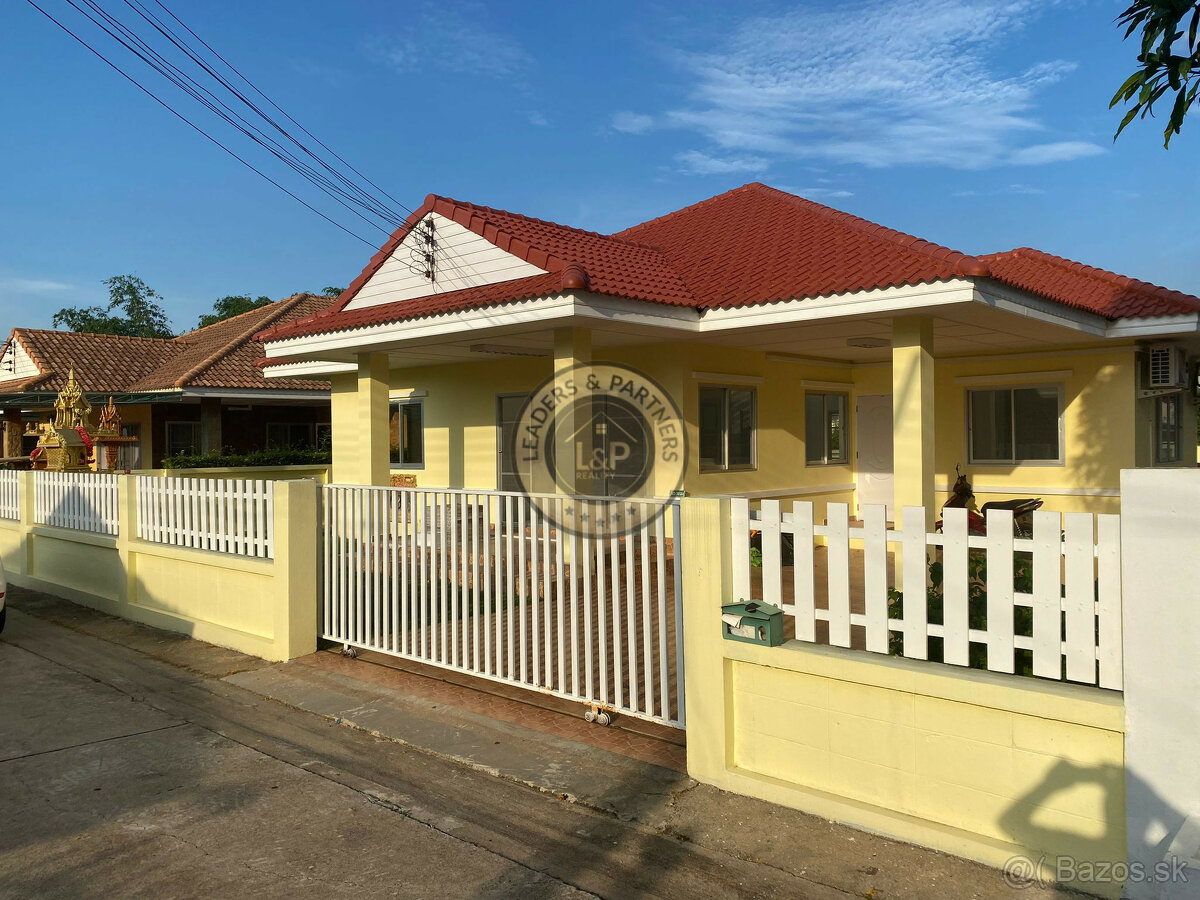 Thajsko-Pattaya-rodinný dom-Chon Buri