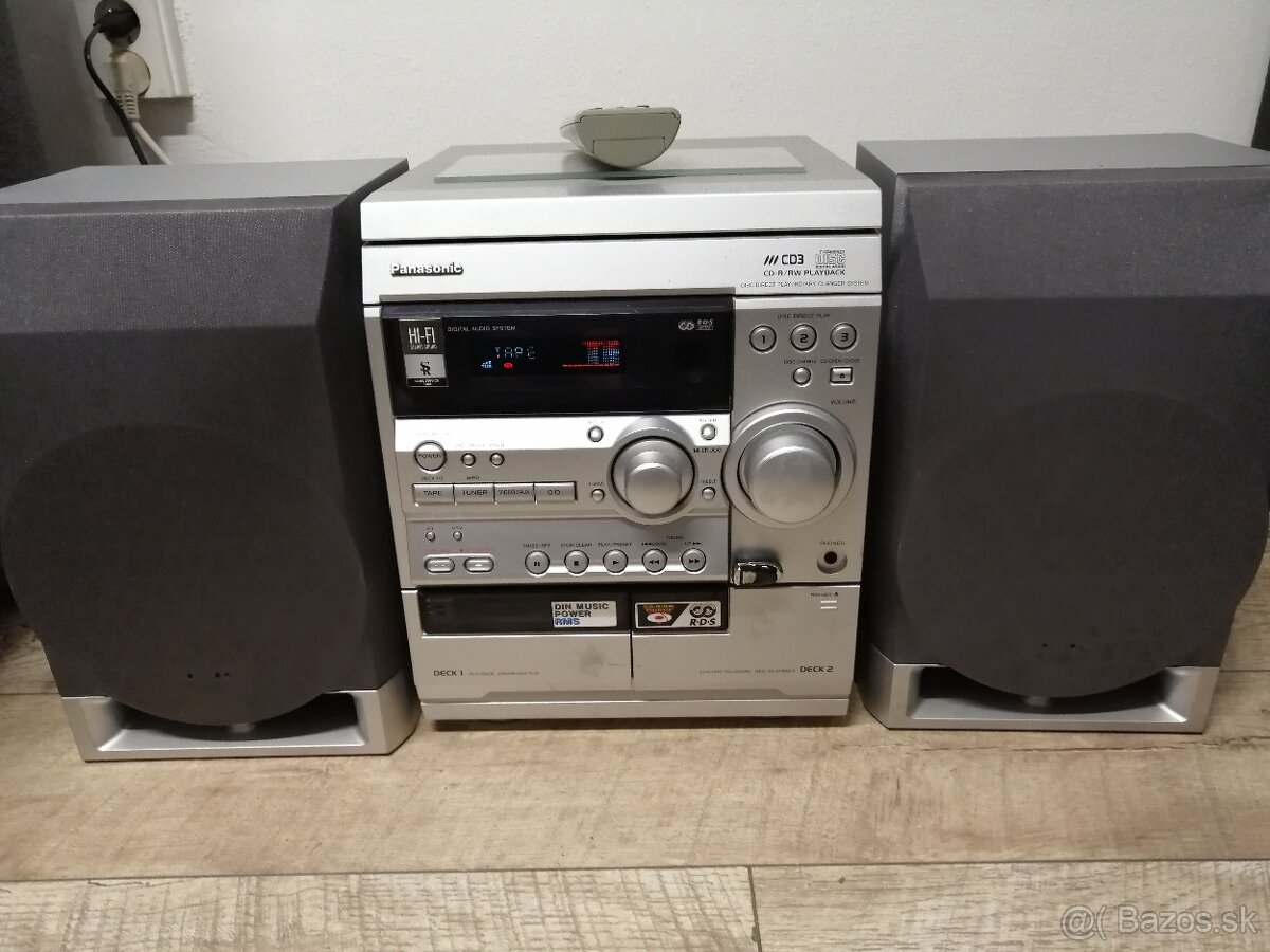 Bluetooth hifi veža Panasonic