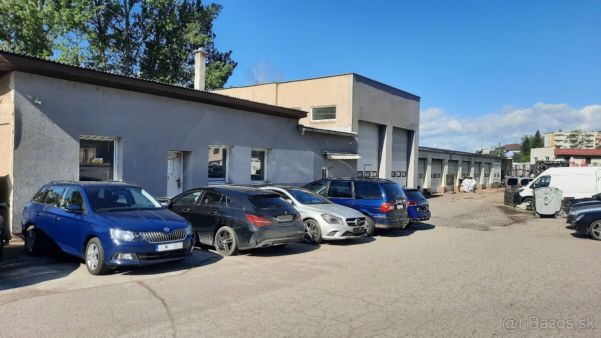 Viacúčelový areál priamo vo Zvolene 1800m2