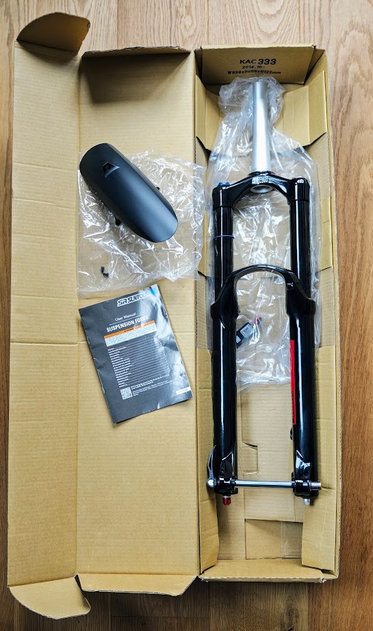 SR SUNTOUR DUROLUX RC 180mm 27,5" enduro odpruzena vidla