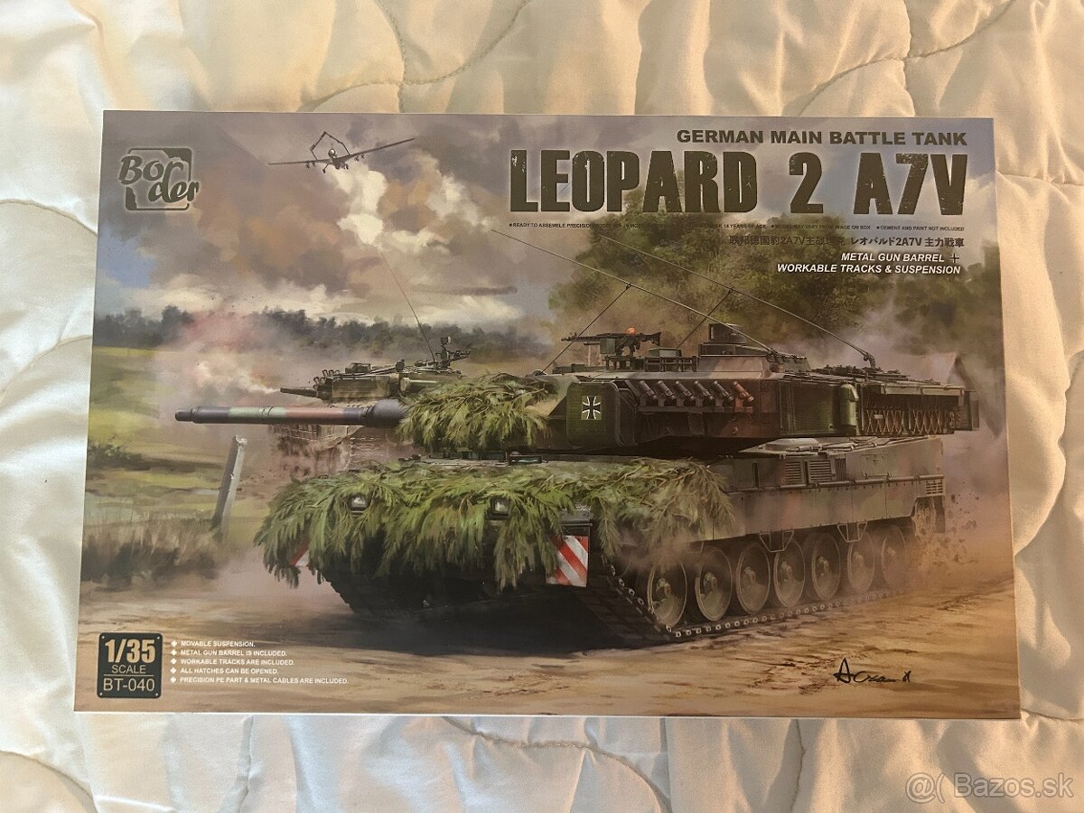 1:35 Leopard 2 A7V German Main Battle Tank
