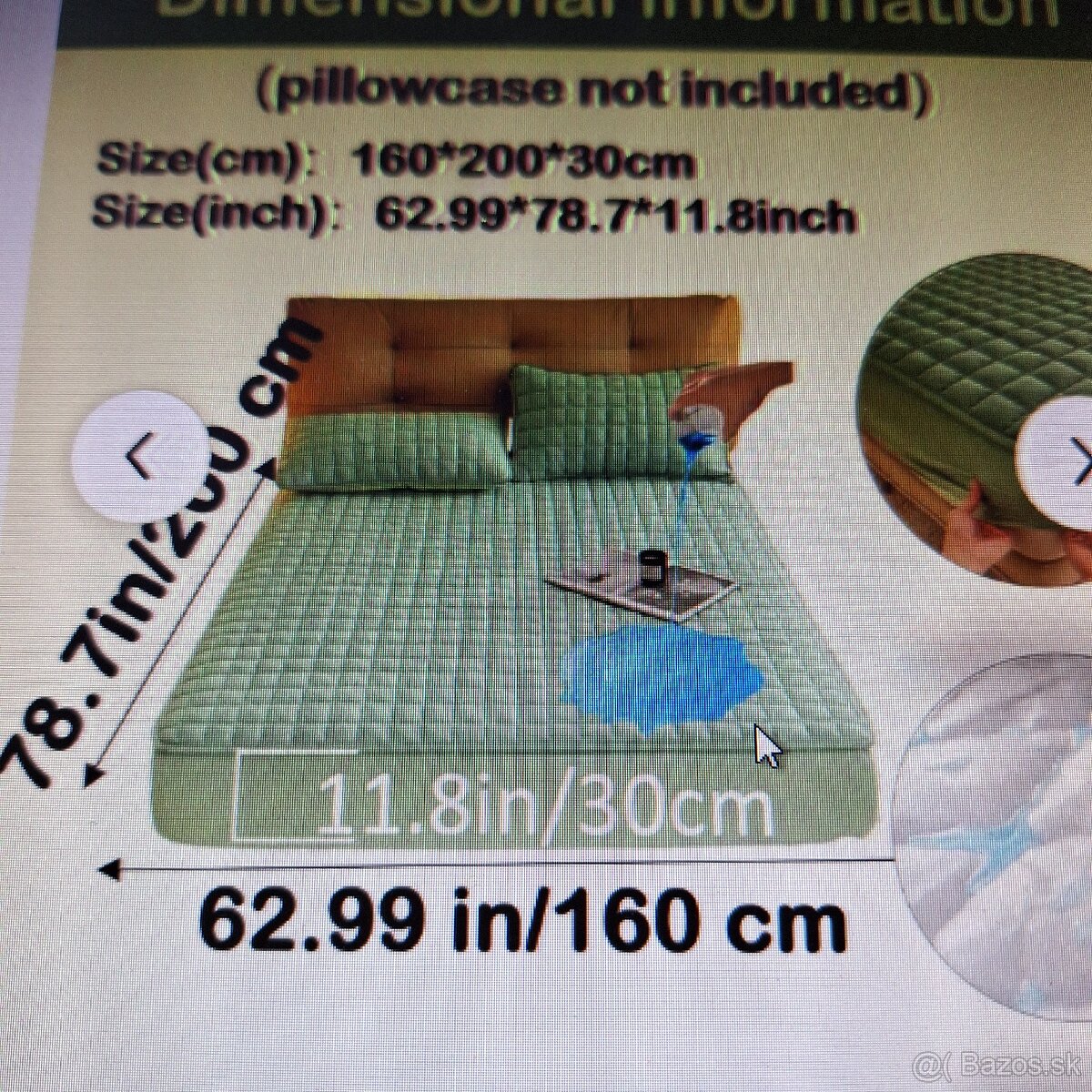 Kryt nepremokavá ochrana matraca