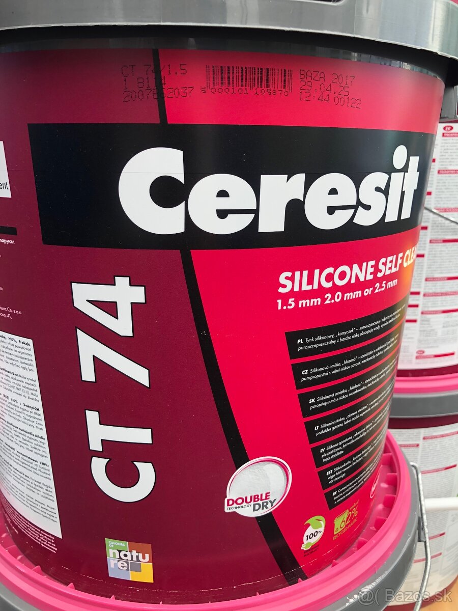 Silikonova omietka CT74 SN2 1,5 hladena