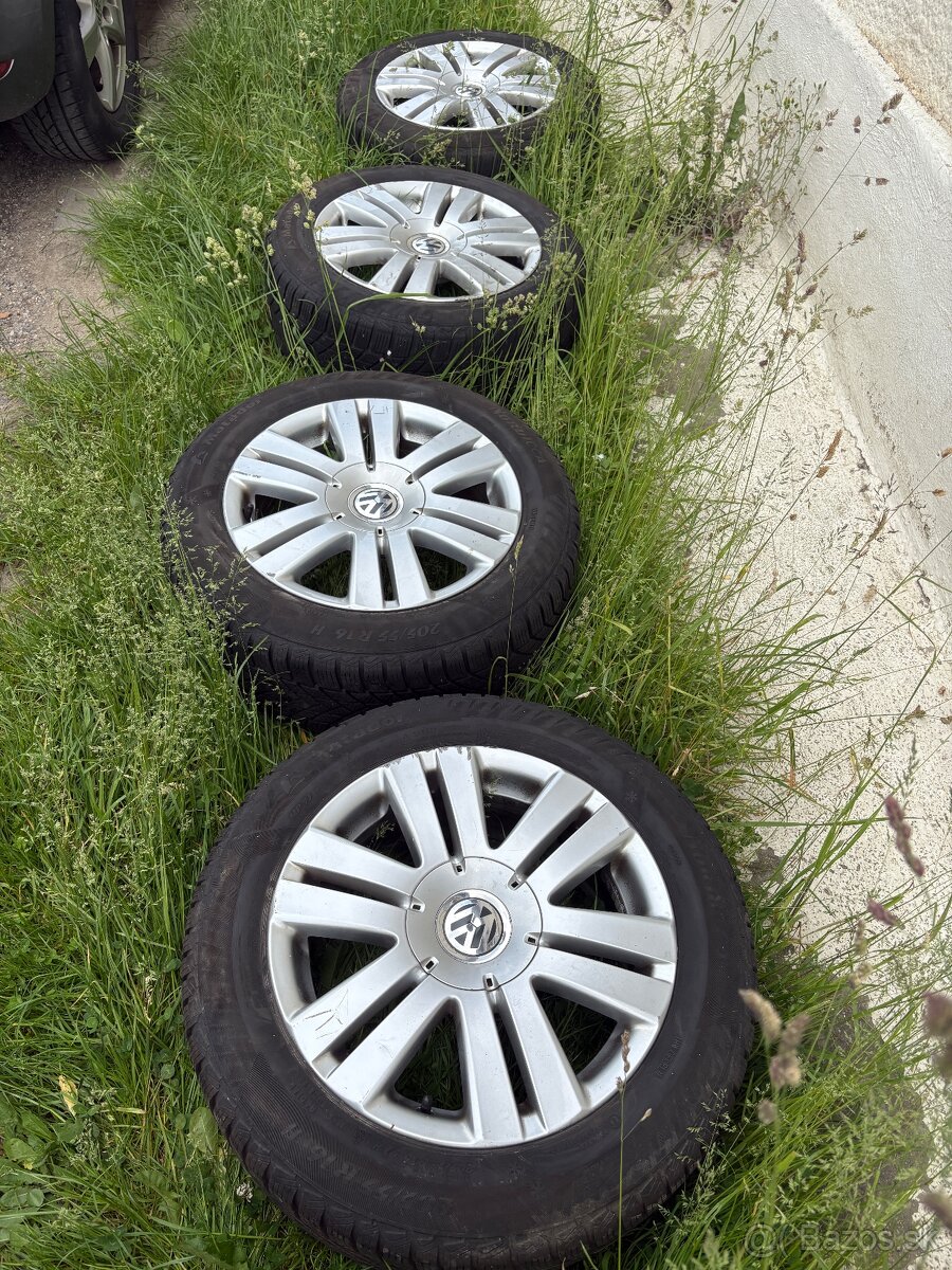 Zimné alu kolesá 5x112 Volkswagen