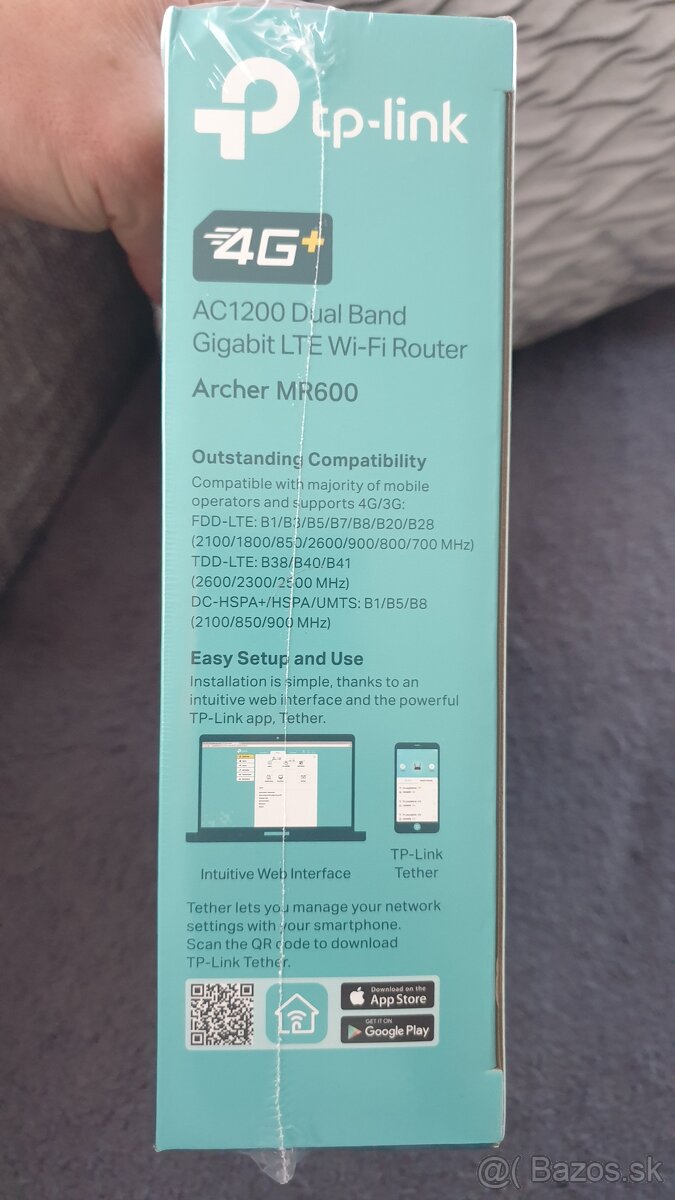 Tp-link AC1200Dual Band Gigabit LTE Wi-Fi Router. Archer MR6