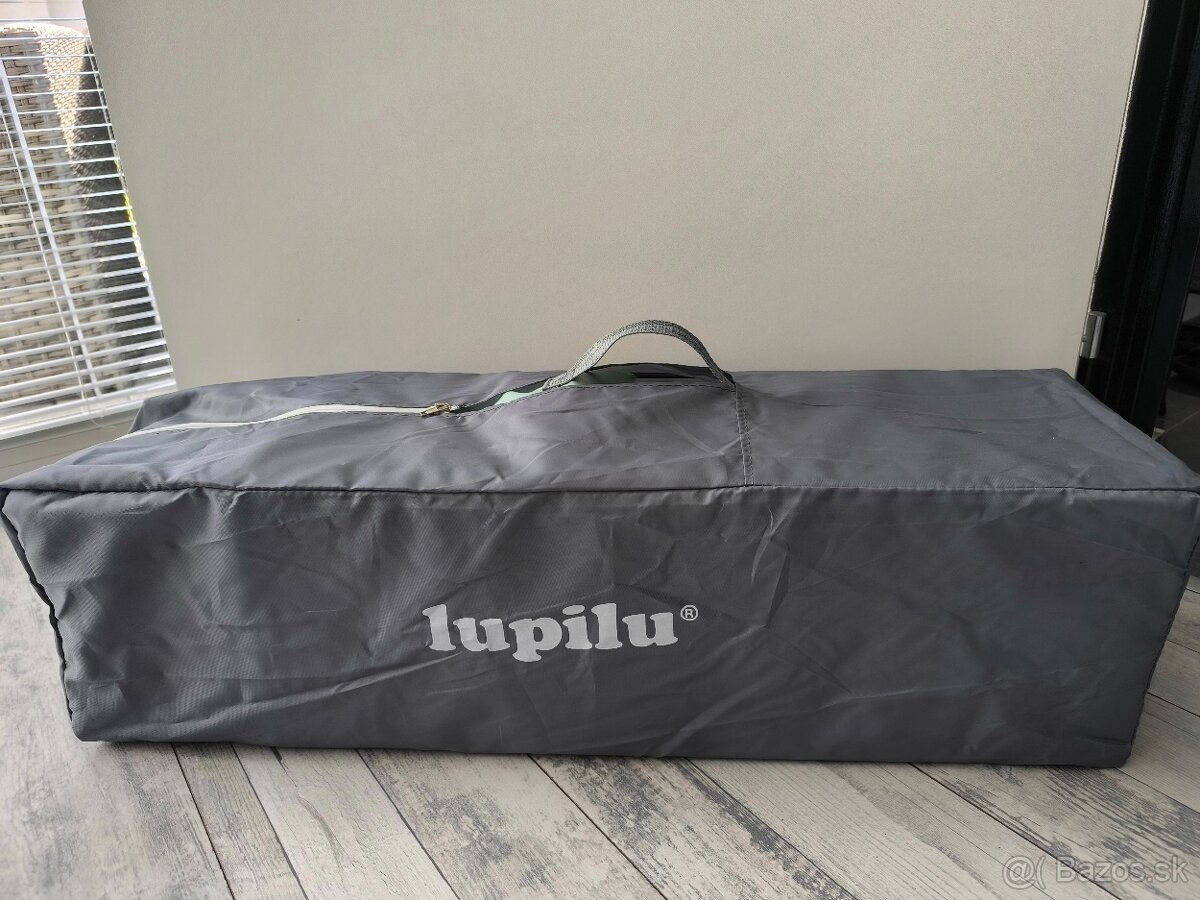 Cestovná postieľka pre bábätká, LUPILU, 120 x 60 cm (zelená)