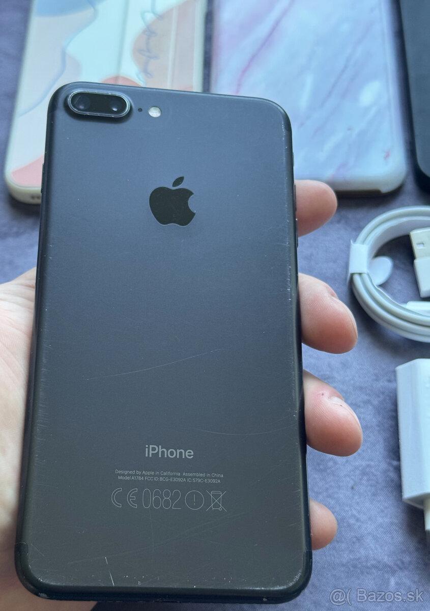 Apple iPhone 7 Plus 128 GB Black / 93% batéria
