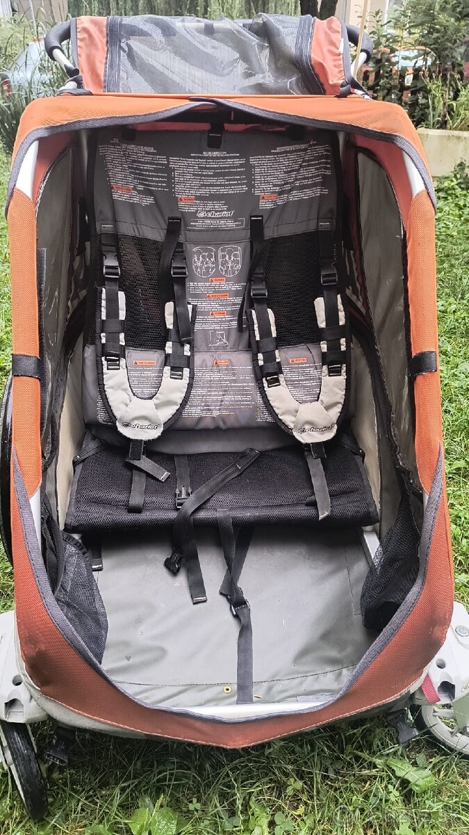 VÝRAZNÁ ZĽAVA Chariot Corsaire 2 cyklovozík pre 2 deti