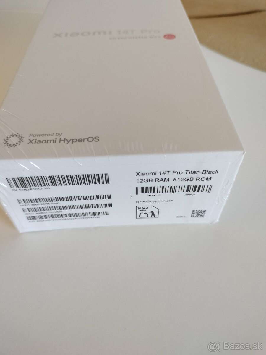 Xiaomi 14T Pro 12/512GB NOVÝ NEROZBALENY
