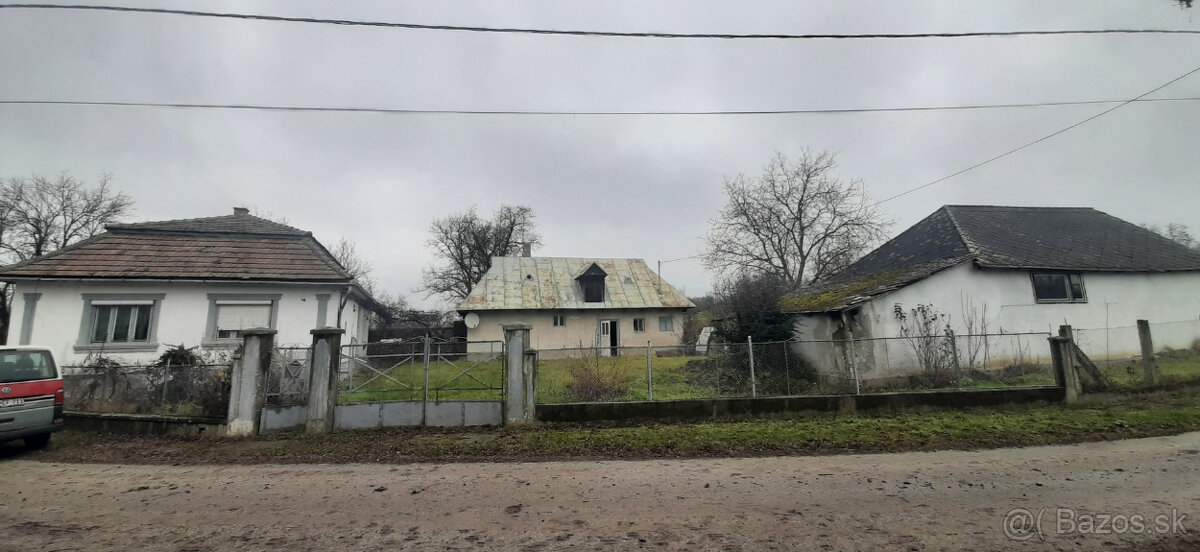25min. od Košíc, rodinný dom v malej obci Zsujta, Maďarsko
