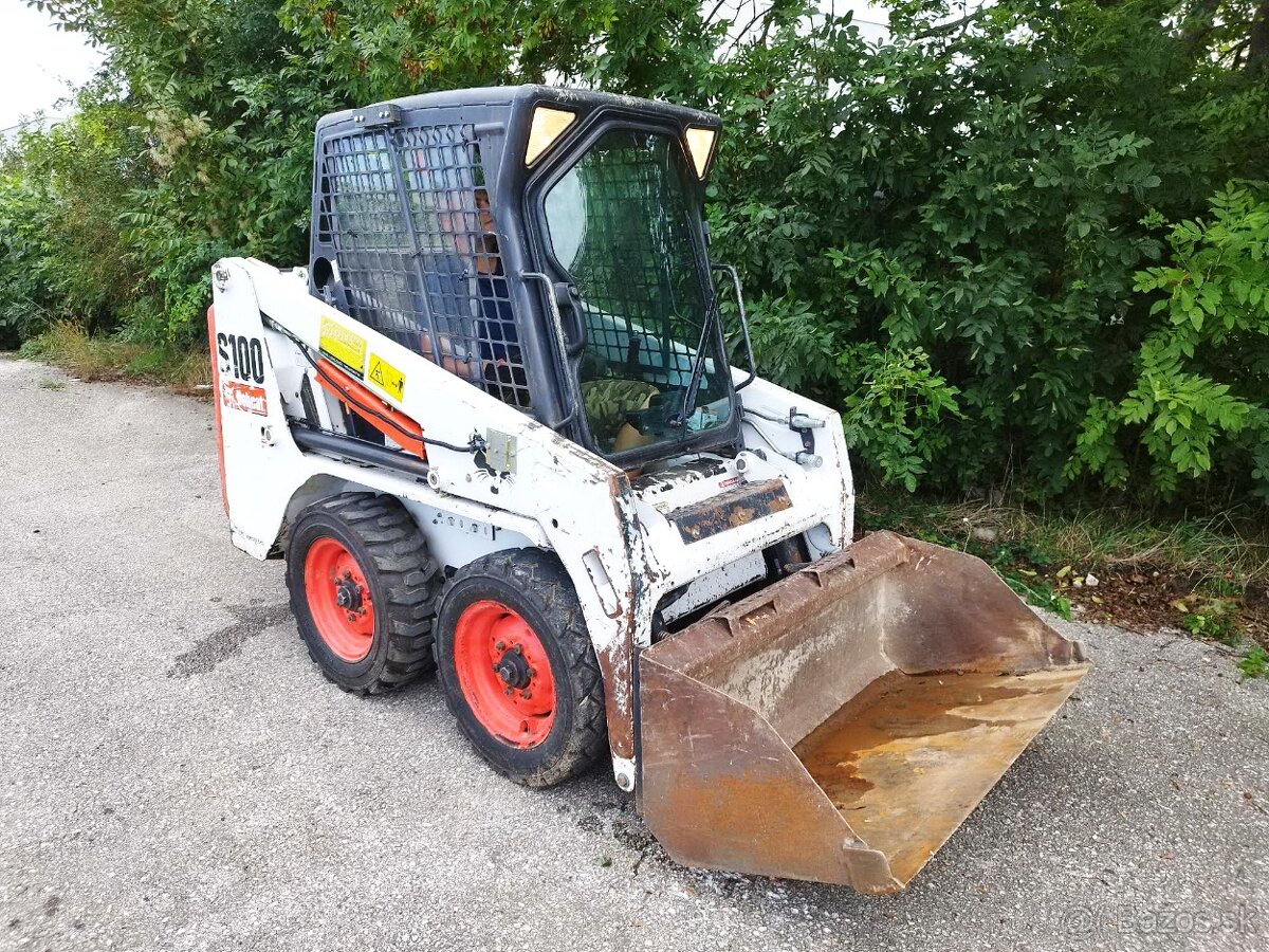 Šmykový nakladač Bobcat S100, TP.