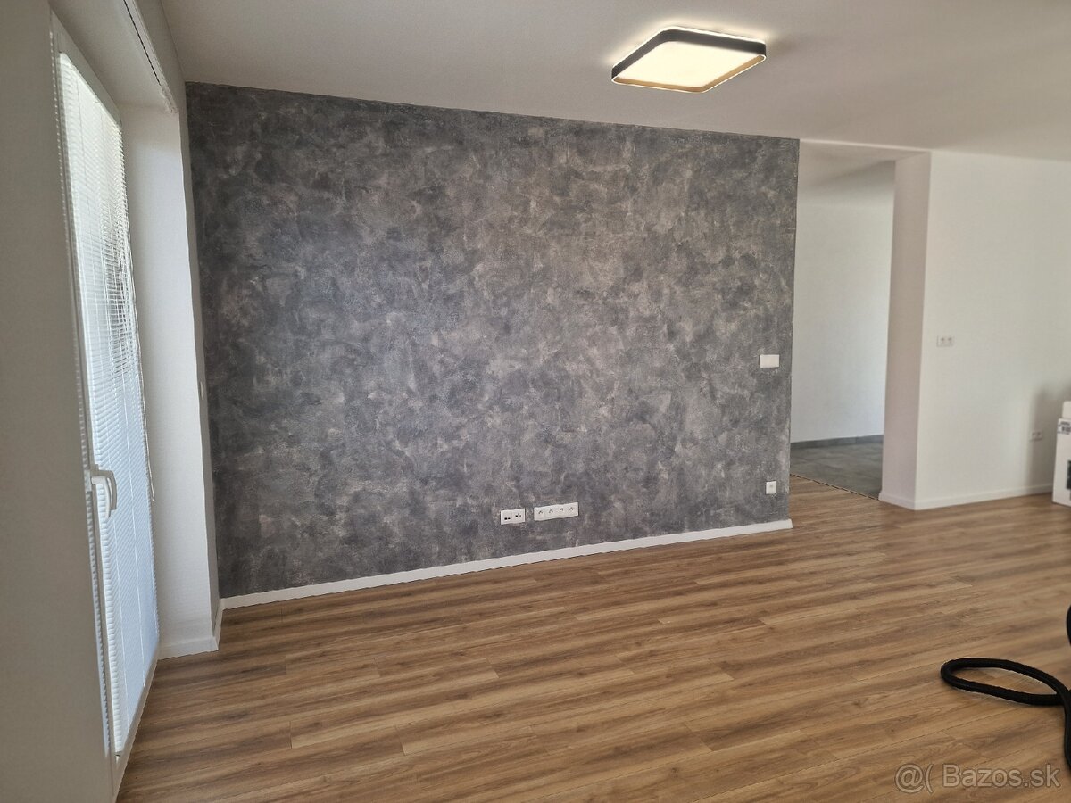 Dekoratívne stierky, mikrocement, benátsky štuk.