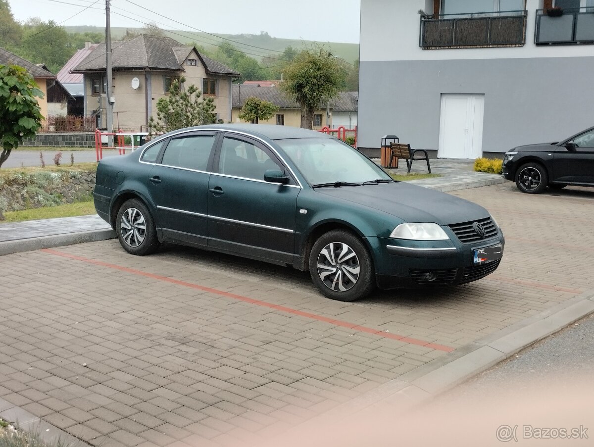 Passat b 5, 5 tdi sedán zelená tmavá metalíza