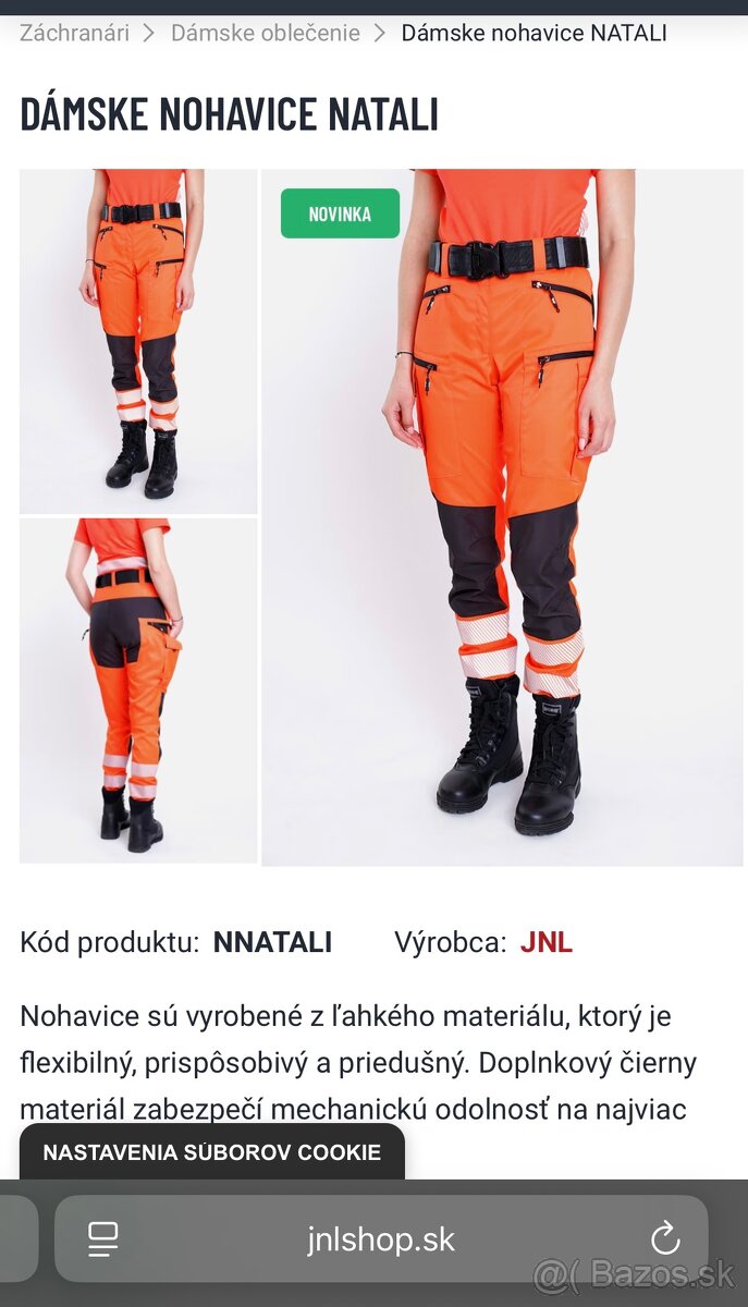 Záchranárske nohavice