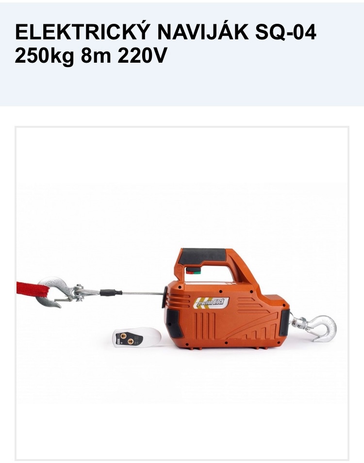 Naviják prenosný