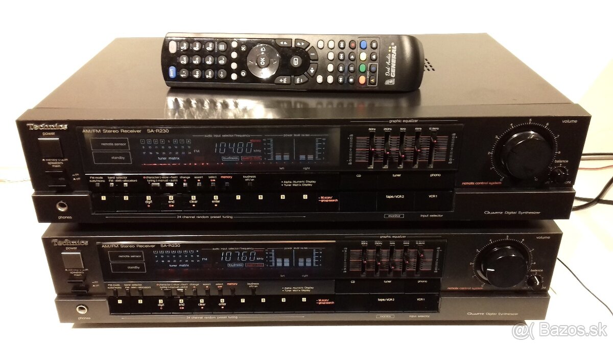 330W Zosik+Equaliz+Tuner= Receiver TECHNICS Japan AR28, AR24