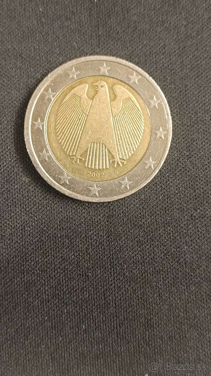 2 eurova minca r. 2002