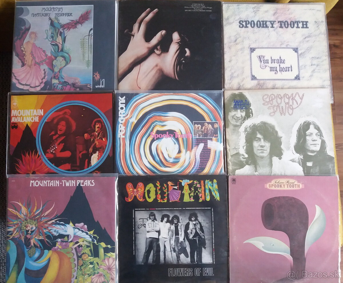 Predám cca.200LP+100 orig.CD.