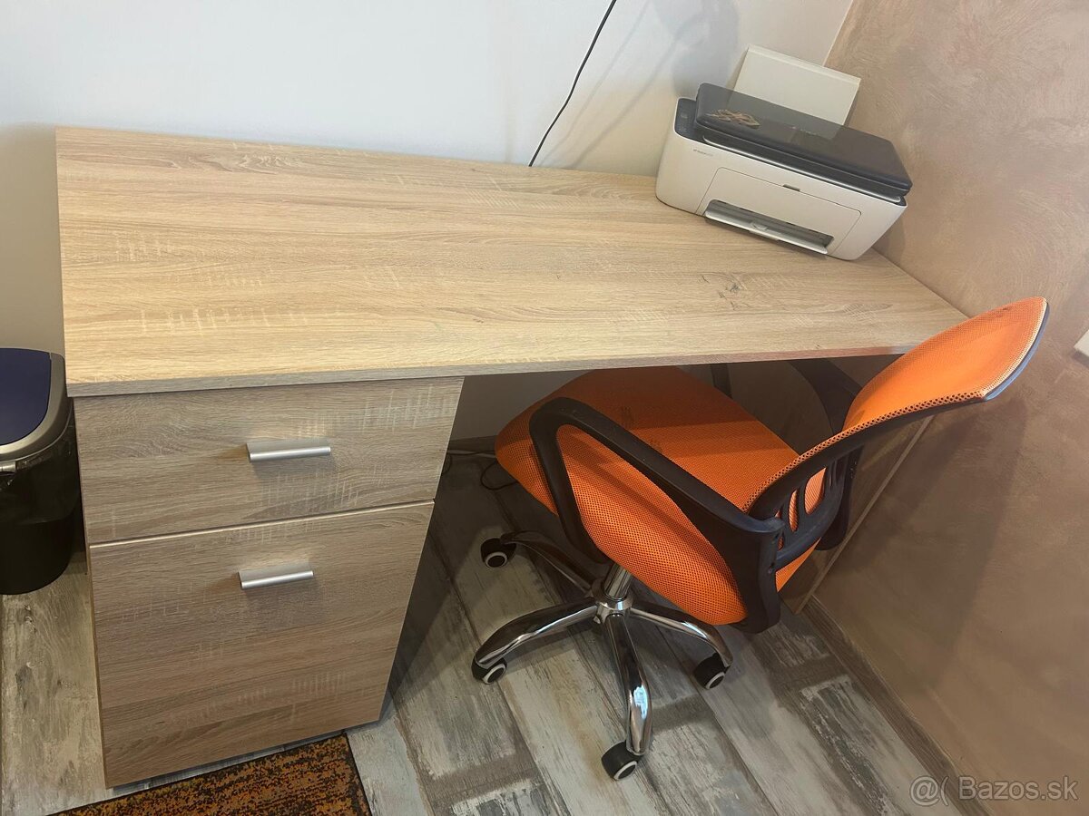 Predám písací stôl a organizér