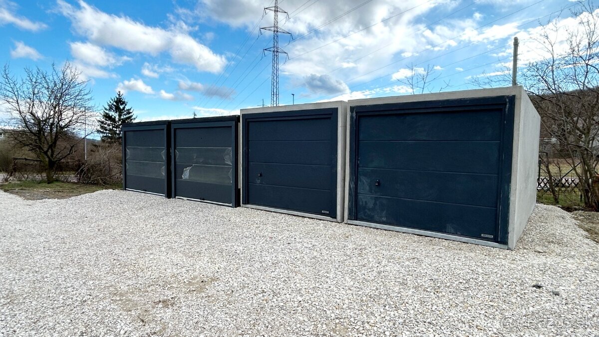 Na predaj nová betónová garáž spolu s pozemkom v Bratislave