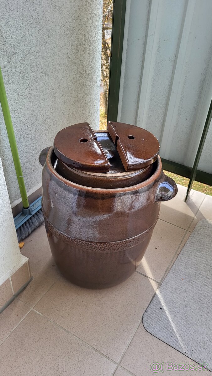 Predám 30l sud na kapustu aj so závažiami na kapustu