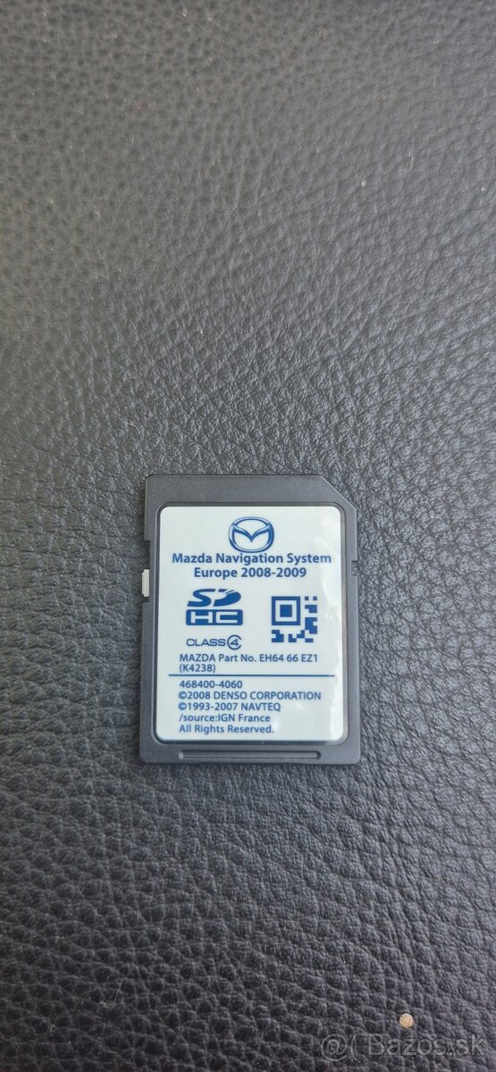 Mazda CX7 mapy sd-karta