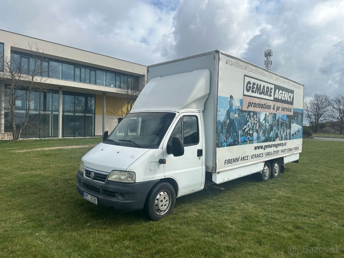 SPECIÁL Fiat Ducato Maxi XXXL - ložná plocha 5.8 m, 3500 kg