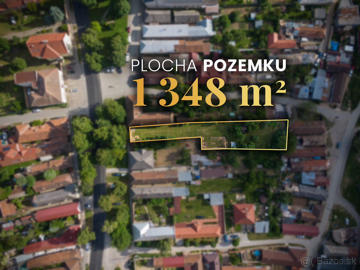 Rovinatý stavebný pozemok v centre | Moldava nad Bodvou