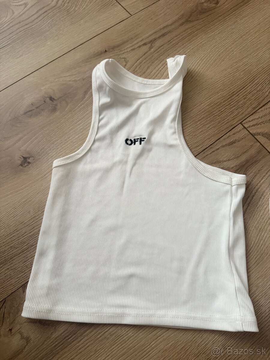 off white crop top