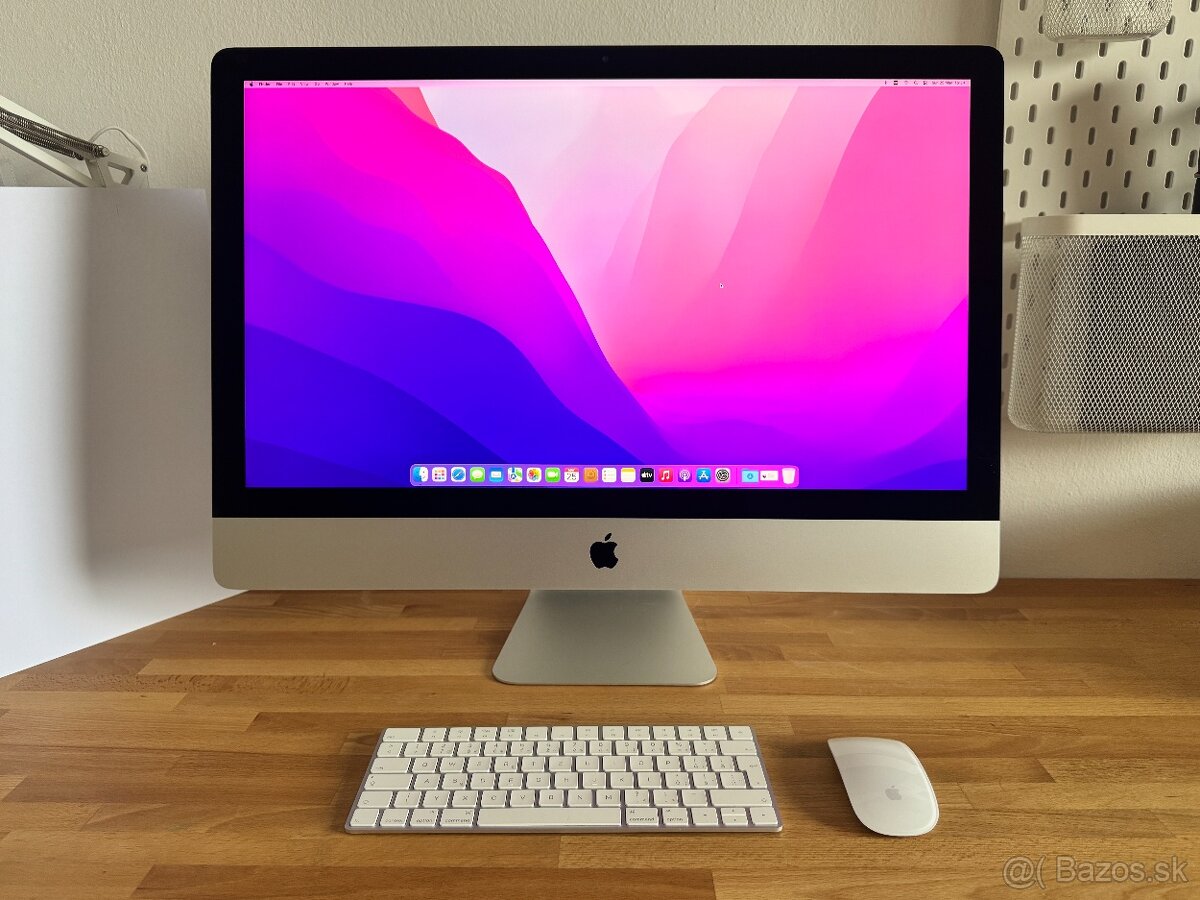 iMac Retina 5K, 27-palcový, Late 2015, 24 GB RAM + myš a klá