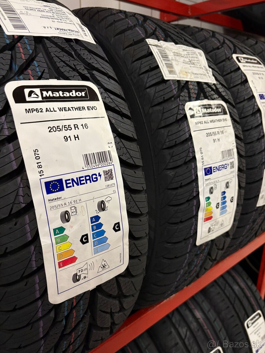 Celoročne pneumatiky Matador ALL WEATHER EVO 205/55 R16 91H