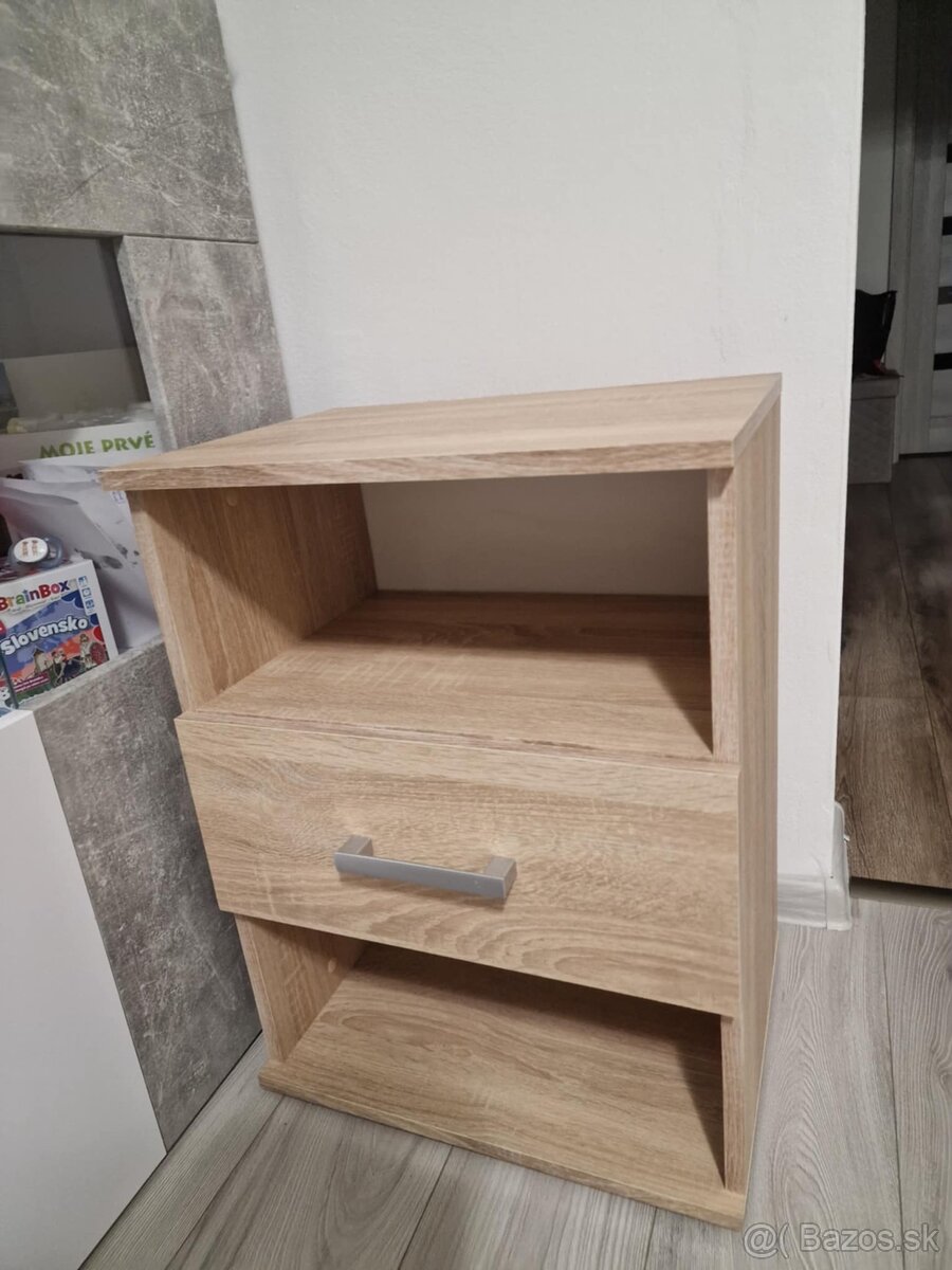 Nočný stolík, dub sonoma