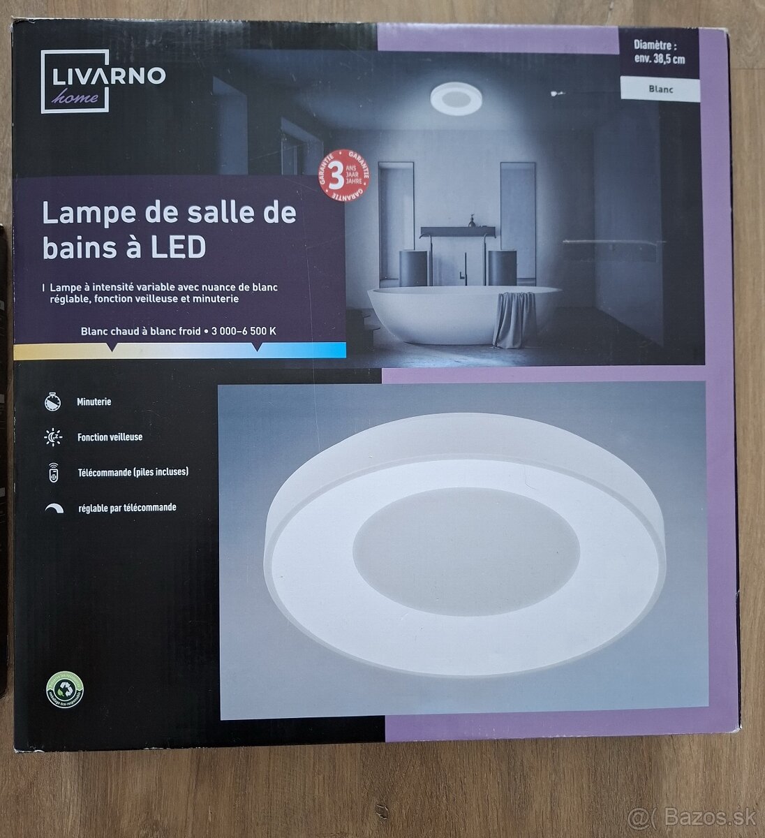 LIVARNO home Kúpeľňové LED svietidlo (biele)