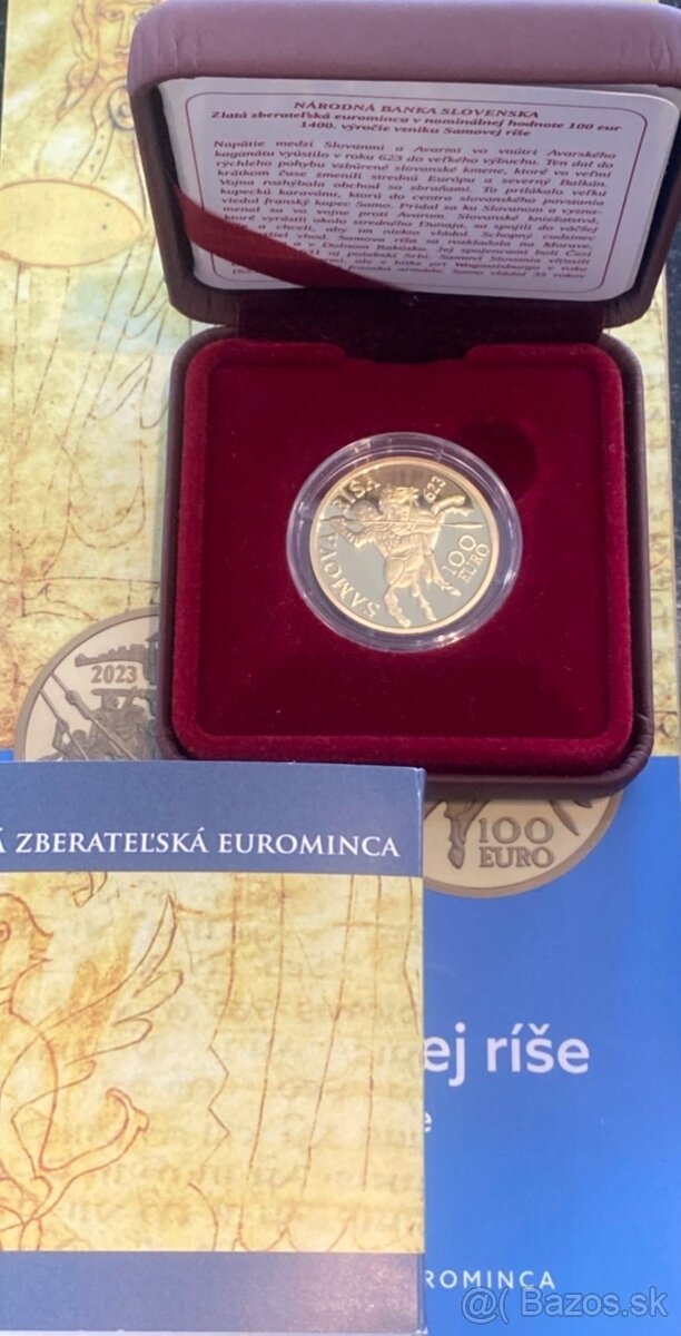Samova ríša 100 euro predané