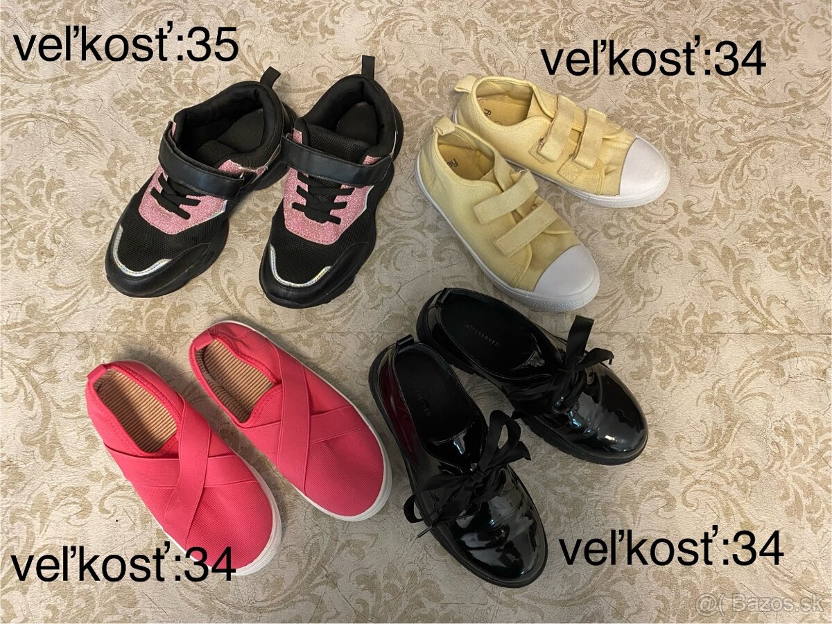 topánky veľkosť34