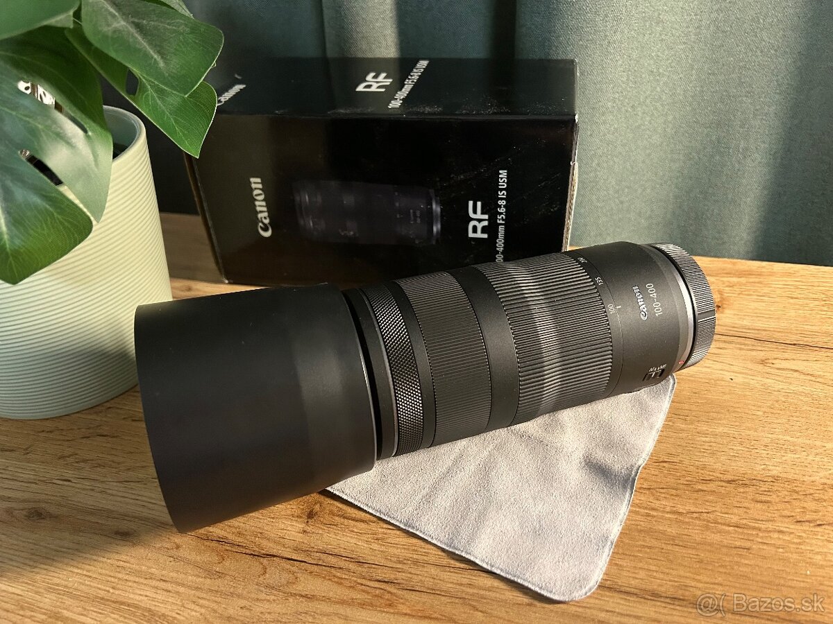 Canon RF 100 – 400 mm f/5,6 – 8 IS USM (top stav)