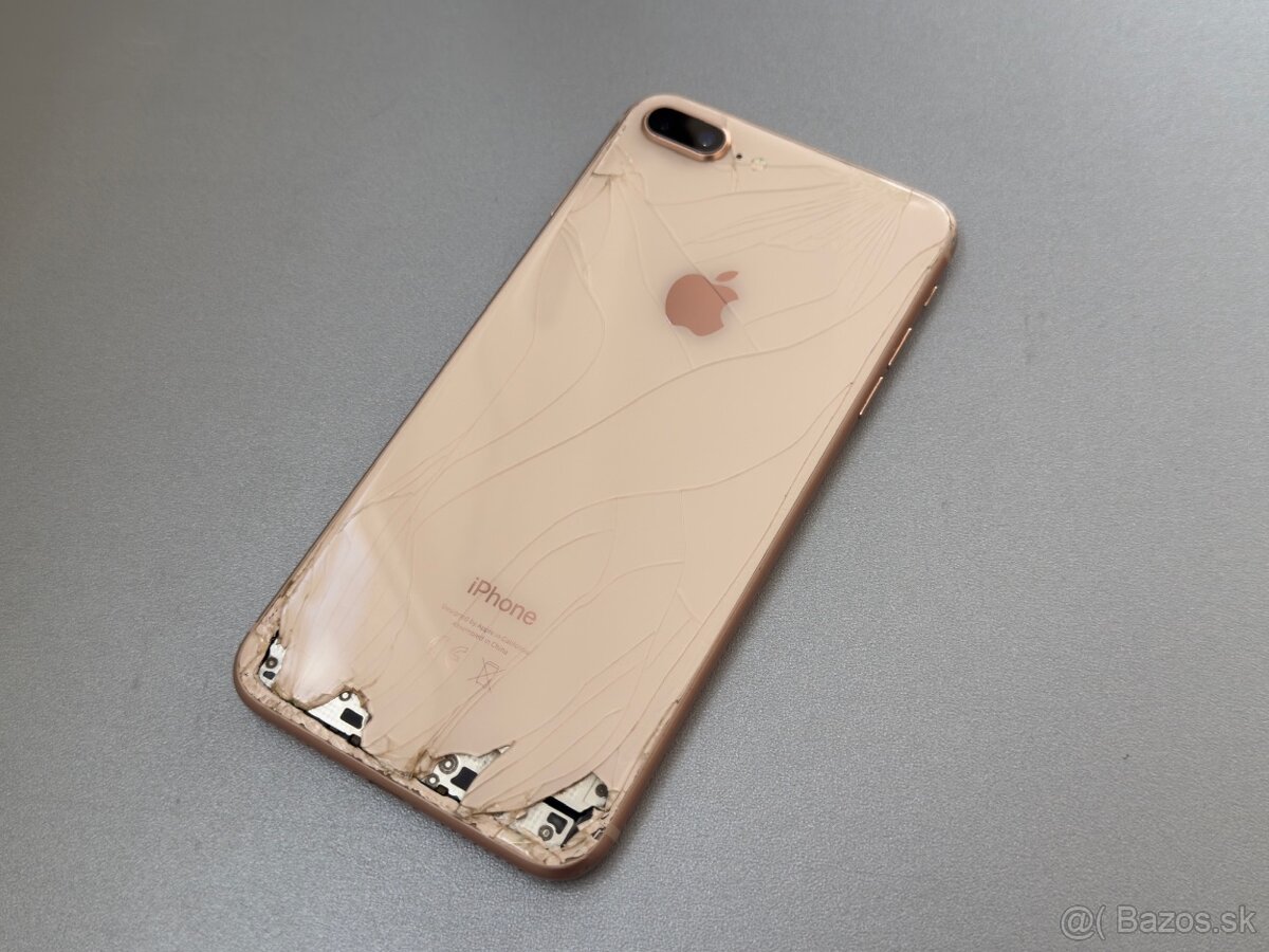Rozbitý Zablokovaný iPhone 8 Plus Gold