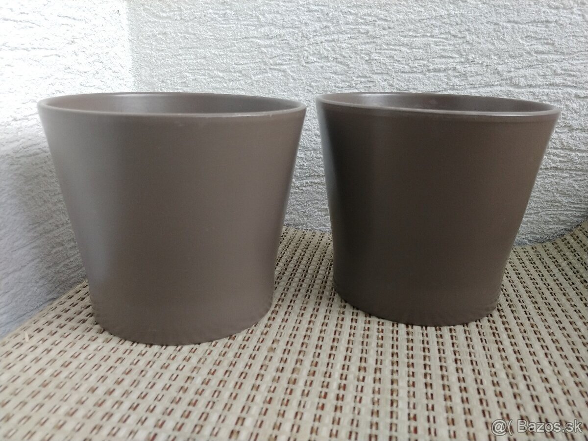 Kvetinace PAPAJA Ikea 3 ks / Na mačaciu trávu 2ks