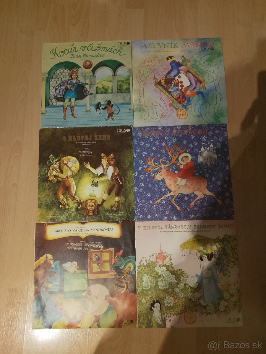 Predám LP platne-rozprávky