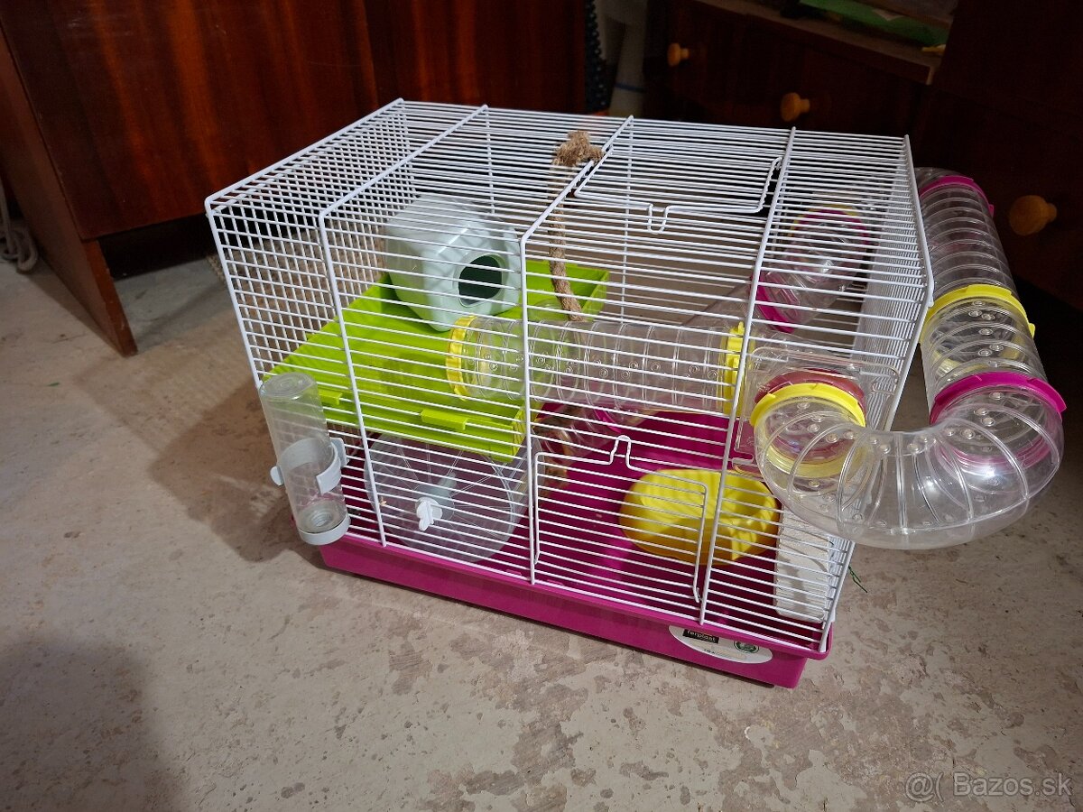 Klietka pre škrečka s výbavou