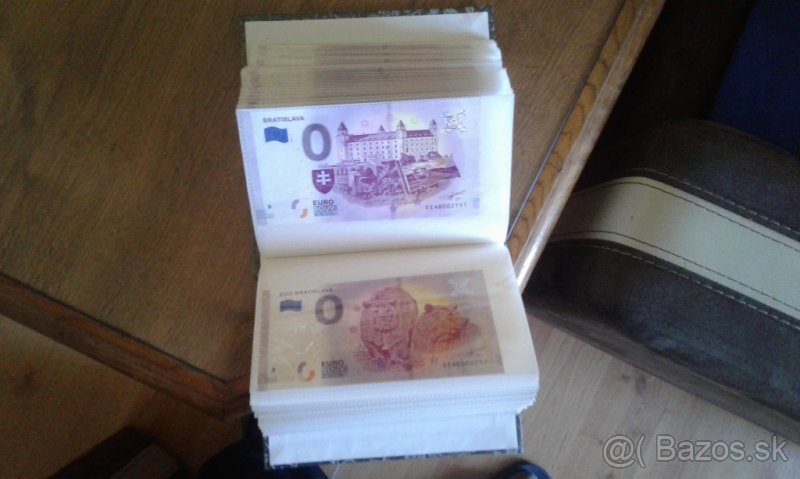 0 eurové bankovky 2019