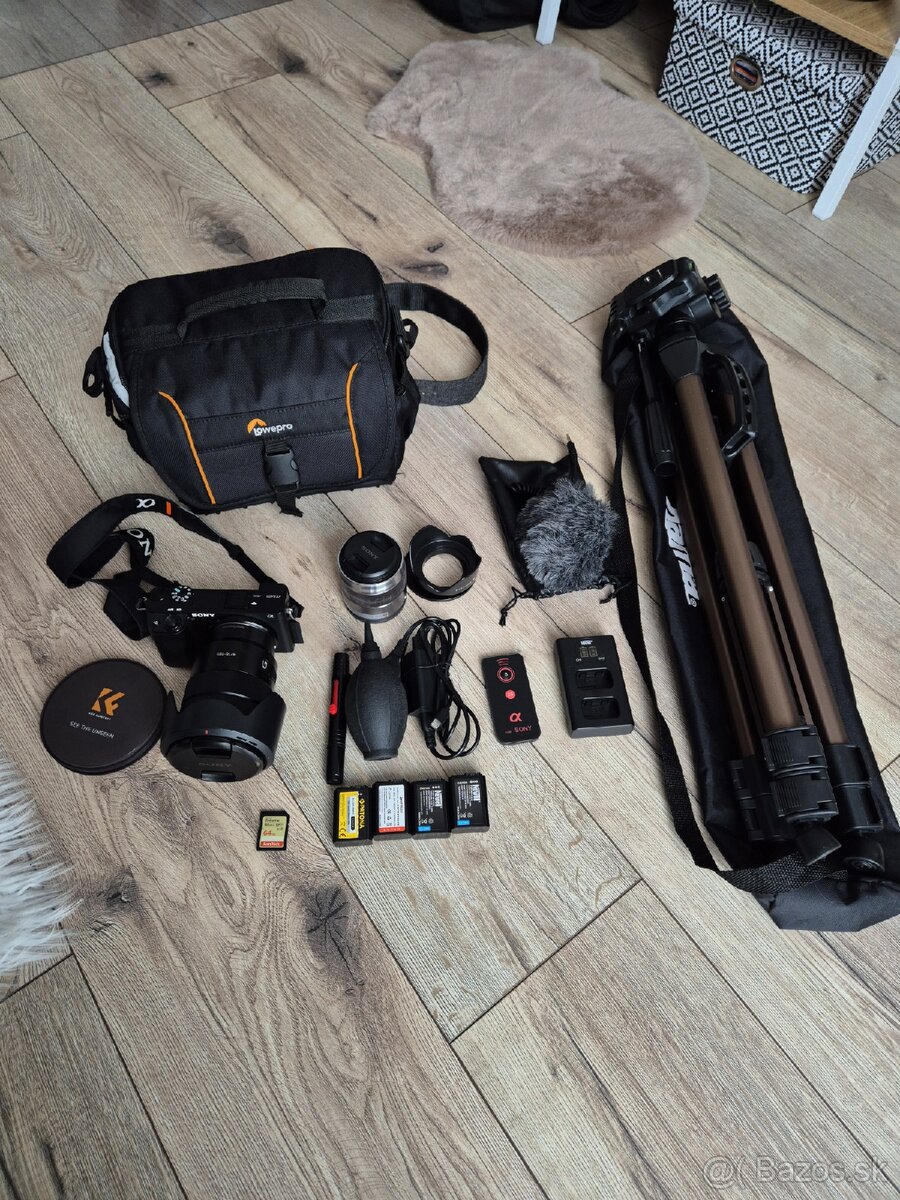 Sony A6400 + plne prislusenstvo