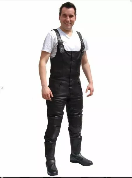Moto Kožené Pánske Nohavice Na Traky