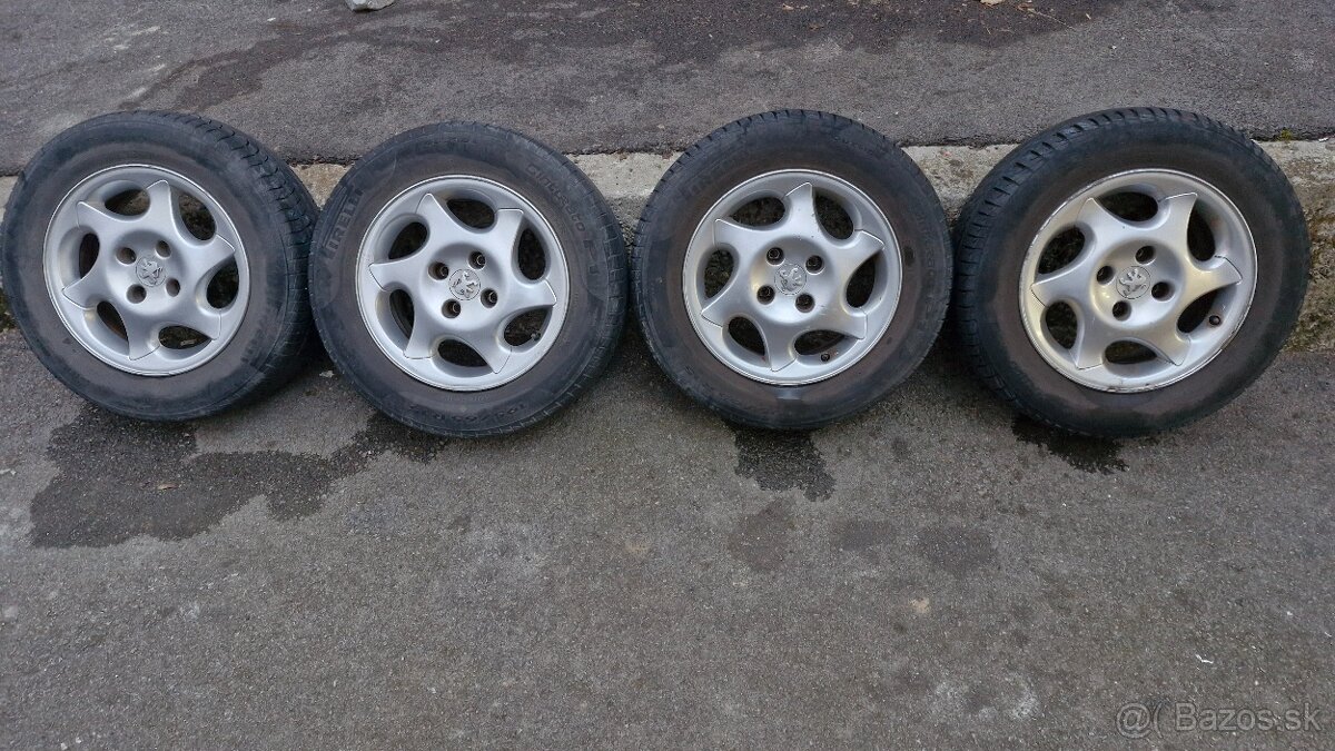 Predám originálne al. disky (elektróny) na Peugeot 406.