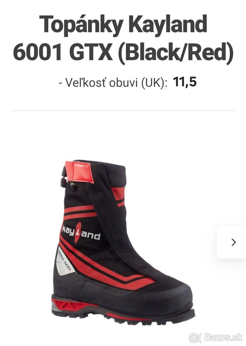 Topánky KAYLAND 6001 GTX
EU 46.