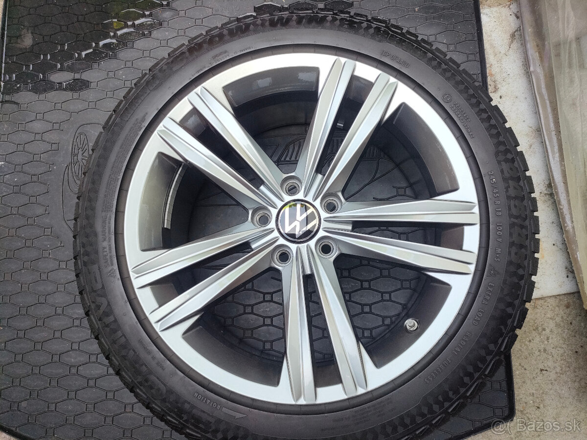 Originál alu disky+pneu VW Arteon 8Jx118, 5x112 ET40