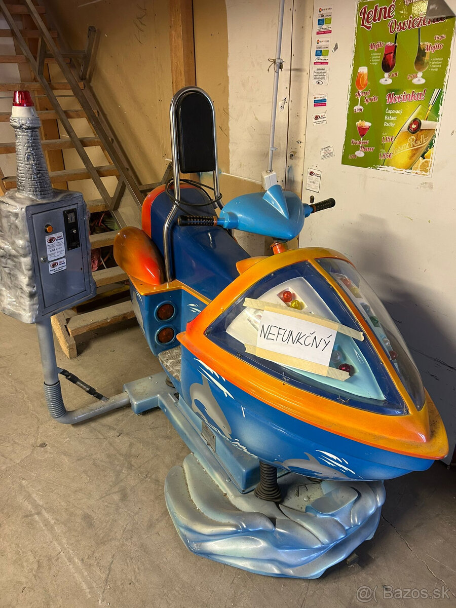 Predaj detských nevýherných automatov - skúter