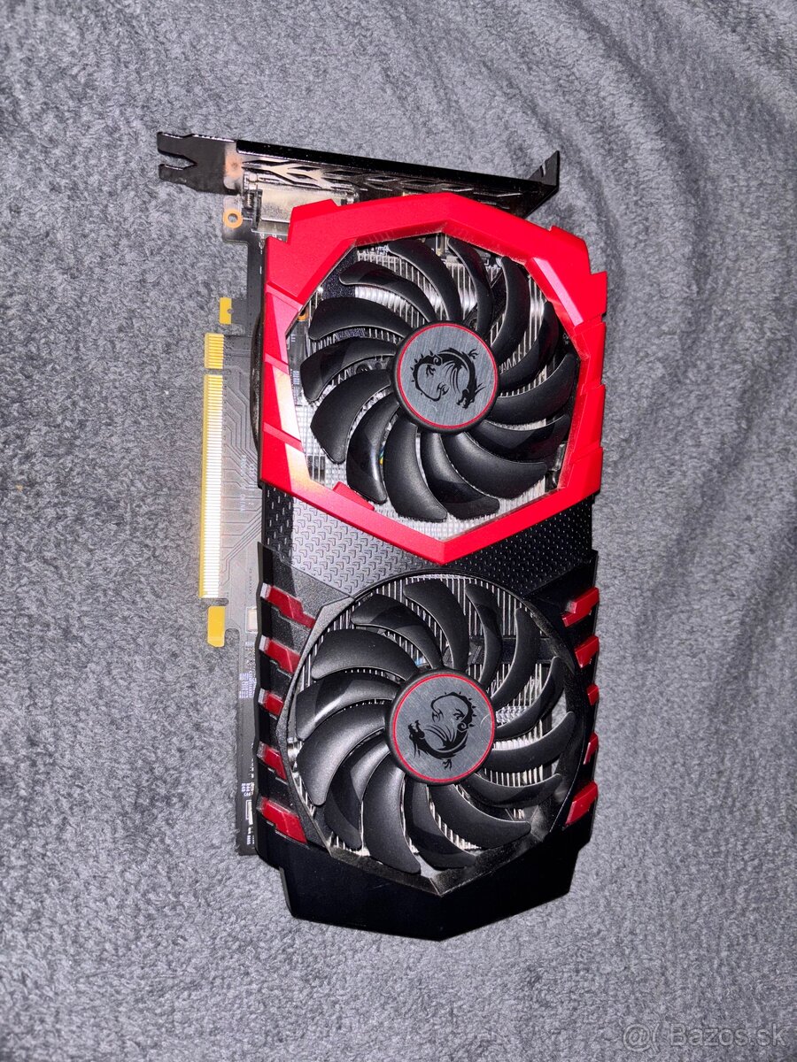 Predám grafickú kartu MSI GeForce GTX 1050 Gaming X 2GB